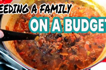 FEEDING A LARGE FAMILY ON A BUDGET | FRUGAL MEALS | DINNER IDEAS | VLOGMAS #3