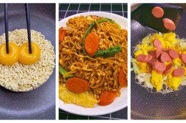 Noodle Recipes /  Yummy cooking chili noodle recipe / Cooking skill / Yummy cooking noodle fried