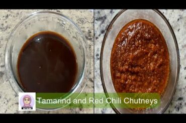 Tamarind and Red Chili Chutneys Recipe || Farm Cooking By Rubi And Nuzhat ||