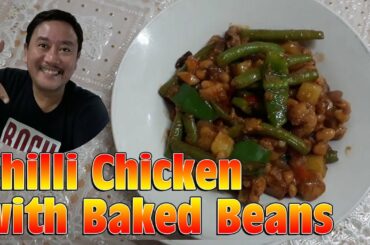 Chili Chicken with Baked Beans