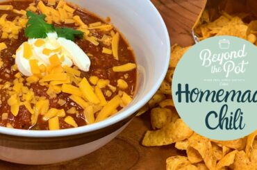 Homemade Chili Recipe | Sub Turkey | With Frito Chips