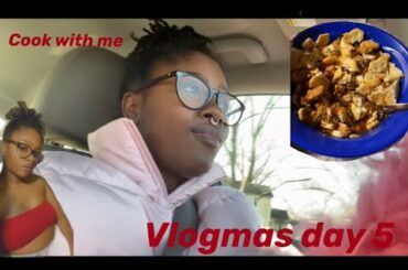 Vlogmas Day 5: Cook with me, I made Chili, Quick Store Run