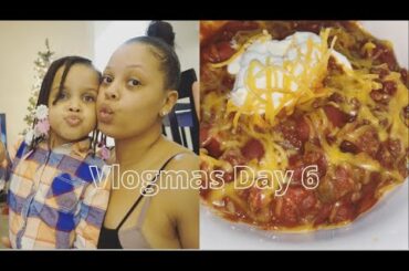 VLOGMAS DAY 6| MAKING CHILI WITH KALI!!