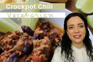 How to make vegetarian crockpot chili | Next level Vegan Meat