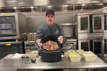 12.02.20 Quick Crockpot Recipes Pork Shoulder and White Chicken Chili by Chef Steve in Cary