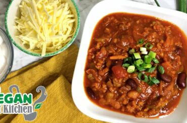 Eli's Damn Good Vegan Chili | Easy + Meaty + GF Veggie Chili Recipe | The Vegan Test Kitchen