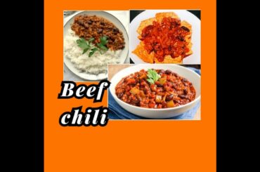 I cook Beef chili :-)