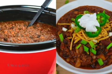 SUPER EASY CROCK POT CHILI RECIPE