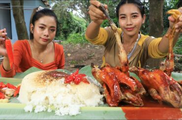 Chicken crispy with chili tomato sauce recipe in my homeland - Cooking skill