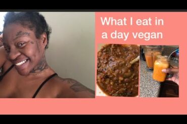What i eat in a day as a vegan/plant based recipes vegan bean chili  soup juices no juicer
