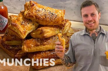 Cheesy & Spicy Chili Puff Pockets - Quarantine Cooking