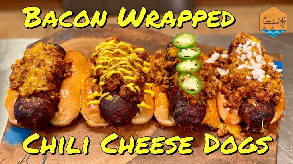 BACON WRAPPED CHILI CHEESE DOGS Gulf Coast Smoke Chili Chili