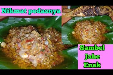 Resep sambel jahe enak| Sambel goreng | Good ginger chili recipe