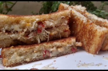 Cheese Garlic Bread Sticks Tawa Recipe | Quick Cheese Chili Garlic Breadstick | Snacks Recipe