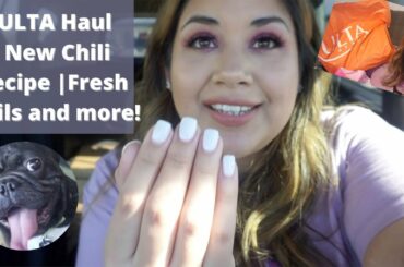 Ulta Haul | New Chili Recipe | Fresh nails and more! Vlogmas 2020