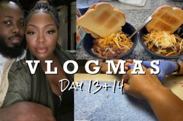 Vlogmas 13-14  2020|Date NIGHT|Oysters| Homemade Chili| Pampered Mani and Pedi|Baby Watch!!