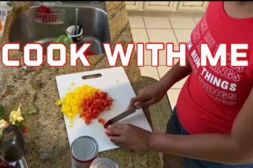 COOK WITH ME | VEGETARIAN CHILI | FAST AND EASY DINNER RECIPE | VLOGMAS 2020 DAY 15