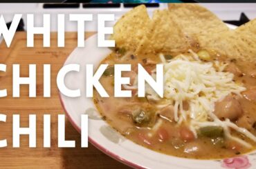 $5 BUDGET DINNER GROCERY CHALLENGE COLLAB | WHITE CHICKEN CHILI RECIPE | EXTREME BUDGET FAMILY MEALS