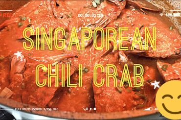 SINGAPOREAN CHILI CRAB HOW TO | EASY RECIPE SINGAPORE STYLE CHILI CRAB