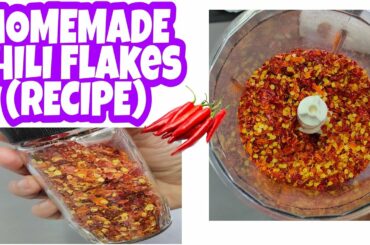 EASY HOMEMADE CHILI FLAKES RECIPE | HOW TO MAKE CHILI FLAKES | KUSINA NI ADYA
