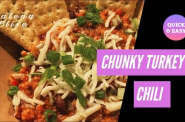 Chunky Turkey Chili Recipe