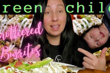 Green Chile Smothered Burritos | Chile Verde | Smothered Burritos | Fast and Easy Recipe
