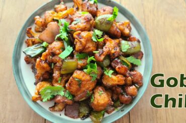 Restaurant style Gobi chili | Gobi chili recipe Indo-Chinese | Cauliflower stir fry