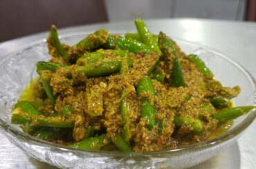 GREEN CHILI PICKEL.MASALEDAR RECIPE..MAA KI REIPE