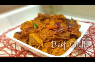 Beef Chilli|Beef Chilli Recipe|Afni's Kitchen