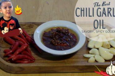 The Best Chili Garlic Oil Recipe (EASY HOMEMADE CHILI GARLIC SAUCE)