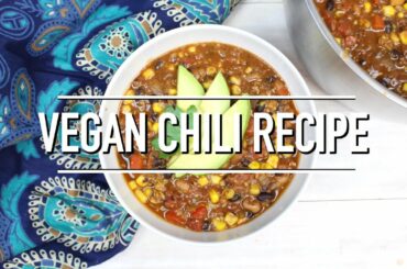 Vegan One Pot Chili Recipe | Oil Free | Vegan Teen