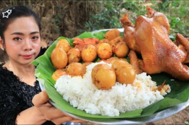 How to cook chicken curry with egg and chili sauce recipe - Amazing cooking