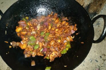 Chilli chatu recipe I Odia chilli mushroom recipe I Dhaba style chili mushroom recipe