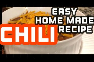 Chili / yummy Chili / The Best  Quick  Home Made Recipe for yummy chili make with or without beans