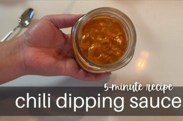 Easy chili mayo dipping sauce