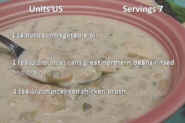 Creamy White Chicken Chili recipe