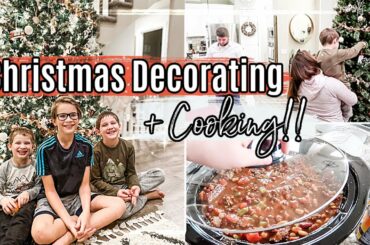 DECORATING for CHRISTMAS 2020 + SLOW COOKER CHILI RECIPE | This Crazy Life Vlog