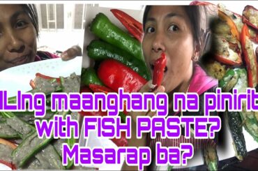 TRY THIS SPICY LONG CHILI WITH FISH PASTE