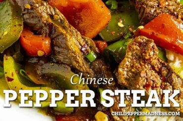 Pepper Steak Recipe - Chili Pepper Madness