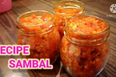 INDONESIAN SPICY CHILI  PASTE SAMBAL RECIPE