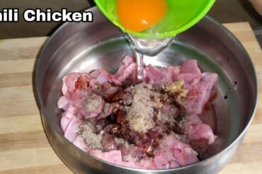 Chili chicken/Restaurant style Chili chicken gravy/Chili chicken recipe