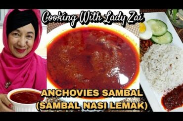 Anchovies in Chili/ Sambal ikan bilis by Lady Zai
