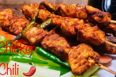 Chicken Chili - Chicken - Dry Spice chicken cubes oven