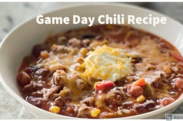 Game Day Chili Recipe