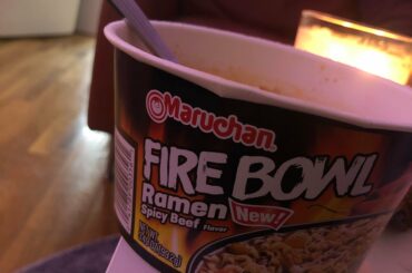 this had a decent kick to it for a spicy ramen bowl. definitely check it out and see for yourself.