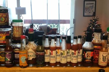 My collection of heat, in no particular order. Santa was kind to me this year.
