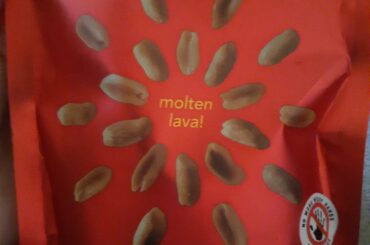 Found these the other day. No dust on them, but they do pack some heat. Possibly the spiciest peanuts I've gotten from a regular store.