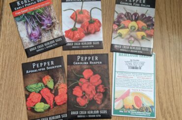 My wife got me some seeds for Hanukkah! Familiar with reapers of course, but anyone tried the others?