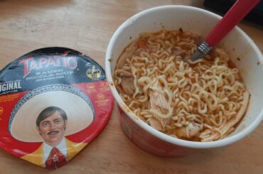 Tapatio is pretty good and spicy. Added some leftover Thanksgiving turkey.