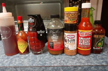 Sauces for my wings tonight!